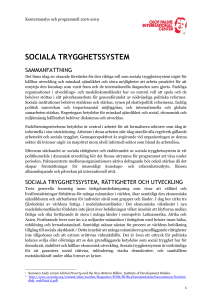 sociala trygghetssystem - olof palme international center