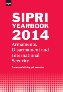 SIPRI Yearbook 2014: Samanfattning på svenska
