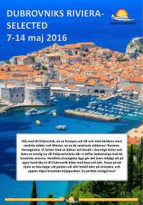 Följ med till Dubrovnik, en av Europas och till och med världens