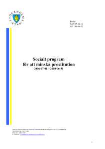 Socialt program för att minska prostitution