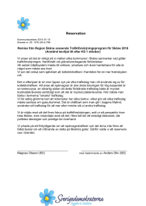 1 okt 2014 Res 29 Remiss från Region Skåne
