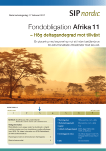 Fondobligation Afrika 11