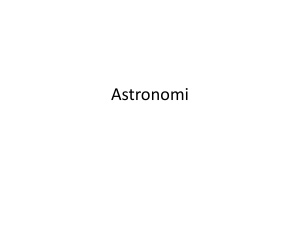 Astronomi