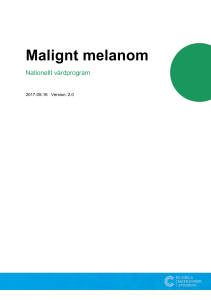 Malignt melanom - Om RCC i samverkan