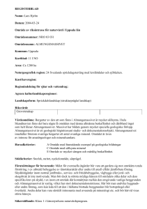 2004-03-24 Område av riksintresse för naturvård i Uppsala län