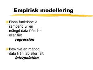 Empirisk modellering
