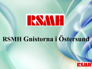 RSMH Gnistorna i Östersund Riksförbundet för social och mental