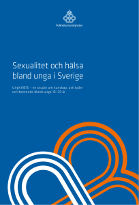 Sexualitet och hälsa bland unga i Sverige