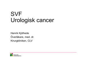 SVF urologisk cancer