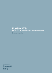 Flygskatt - Svenskt Flyg
