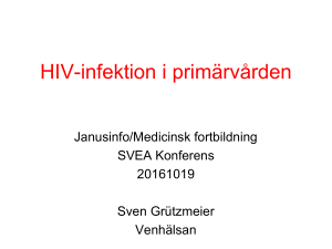 HIV-infektion i primärvården