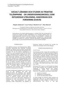 Abstract template for the IDS 2006 - KAU.se