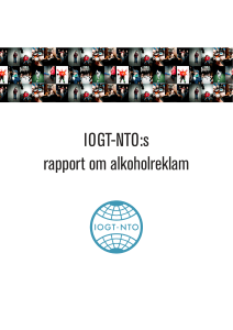 IOGT-NTO:s rapport om alkoholreklam