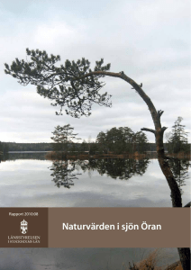 Naturvärden i sjön Öran