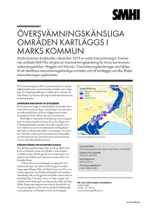 översvämningskänsliga områden kartläggs i marks kommun