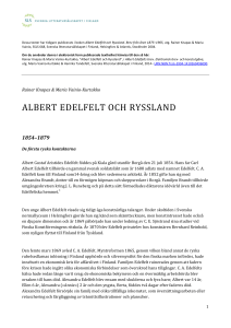 albert edelfelt och ryssland - Albert Edelfelts brev