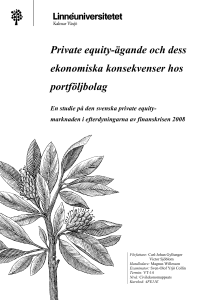 Private equity-ägande och dess ekonomiska konsekvenser