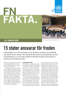 FN:s säkerhetsråd - Svenska FN