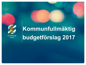 Bilaga 2. PP KF budget 2017