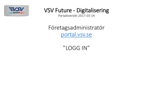 VSV Portal Instruktion