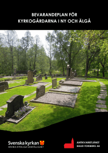 bevarandeplan för kyrkogårdarna i ny och älgå