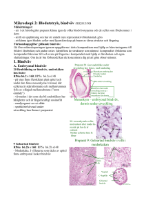 Cellbiologi och grundvävnaderna