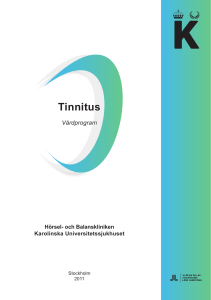 Tinnitus - Viss.nu