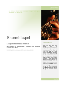Ensemblespel - Pilskolan Uppsala
