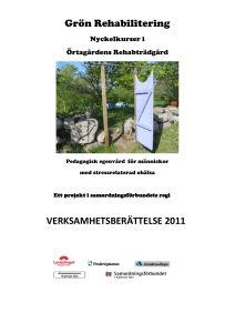 verksamhetsberättelse 2010 - Samordningsförbundet i Kalmar län