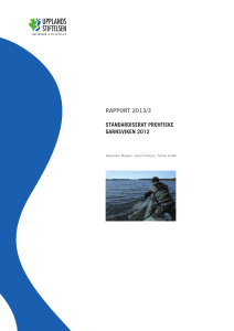2013_3 Standardiserat provfiske Garnsviken 2012