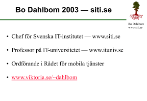 Bo Dahlbom 1998 — adb.gu.se