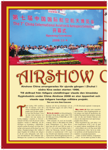 Airshow China arrangerades för sjunde gången i Zhuhai