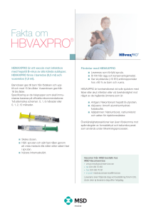 hbvaxpro - Välkommen till MSD Vaccinservice