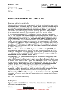 Glukostolerans test (OGTT) - AnalysPortalen
