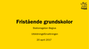 Mötet den 20 april 2017 - För utförare i Uppsala kommun