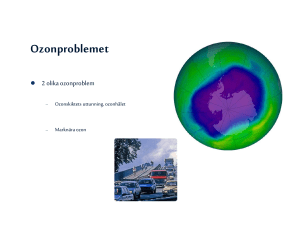 Bildspel Ozonproblemet
