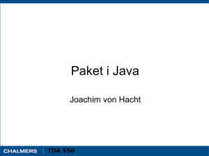 Paket i Java