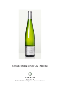 Schoenenbourg Grand Cru Riesling