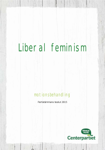 Liberal feminism