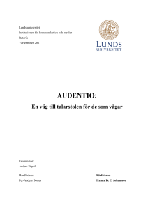 audentio - Lunds universitet