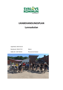 Likabehandlingsplan