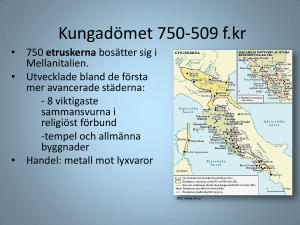 Kungadömet 750-509 f.kr