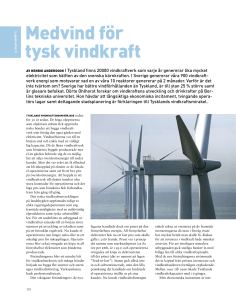medvind för tysk vindkraft - Henrik Andersson