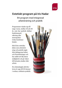 Estetiskt program på Iris Hadar
