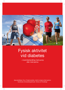 Fysisk aktivitet vid diabetes