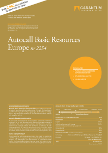 Autocall Basic Resources Europe nr 2254