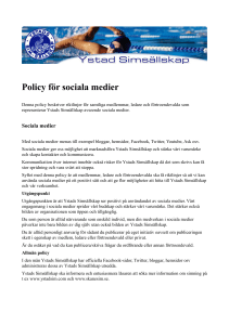Policy för sociala medier