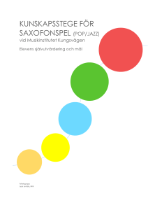 Saxofon pdf - Musikinstitutet Kungsvägen
