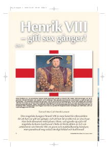 Henrik VIII - Nordisk Filateli