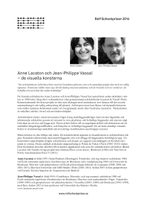Anne Lacaton och Jean-Philippe Vassal – de visuella konsterna